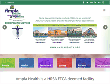 Tablet Screenshot of amplahealth.org